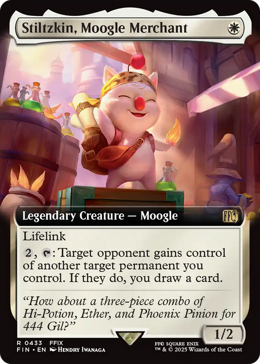 Stiltzkin, Moogle Merchant (Extended Art) [FINAL FANTASY] [Foil]