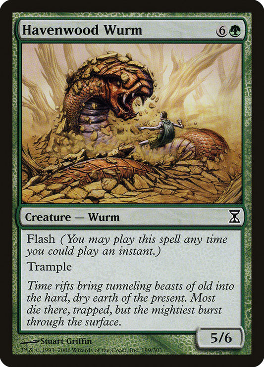 Havenwood Wurm [Time Spiral] [Foil]