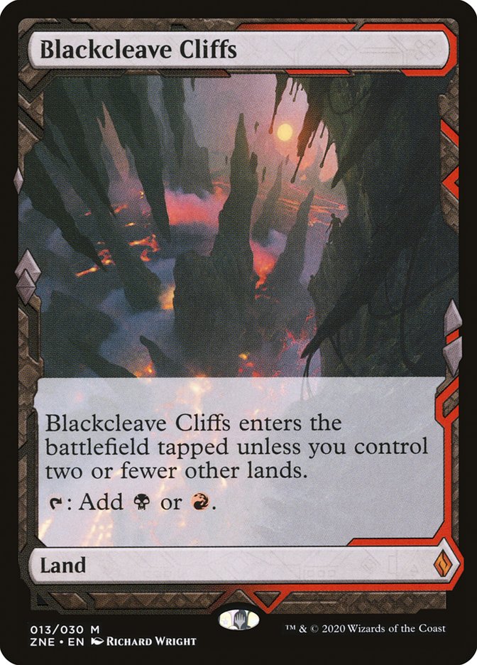 Blackcleave Cliffs (Expeditions) [Zendikar Rising Expeditions] [Foil]