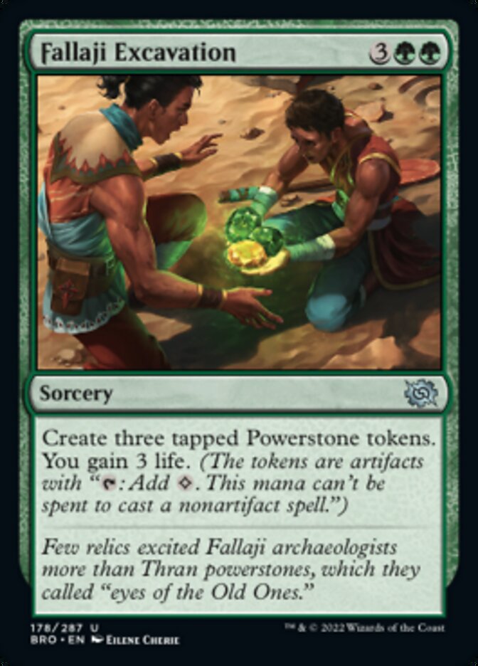 Fallaji Excavation [The Brothers' War] [Foil]