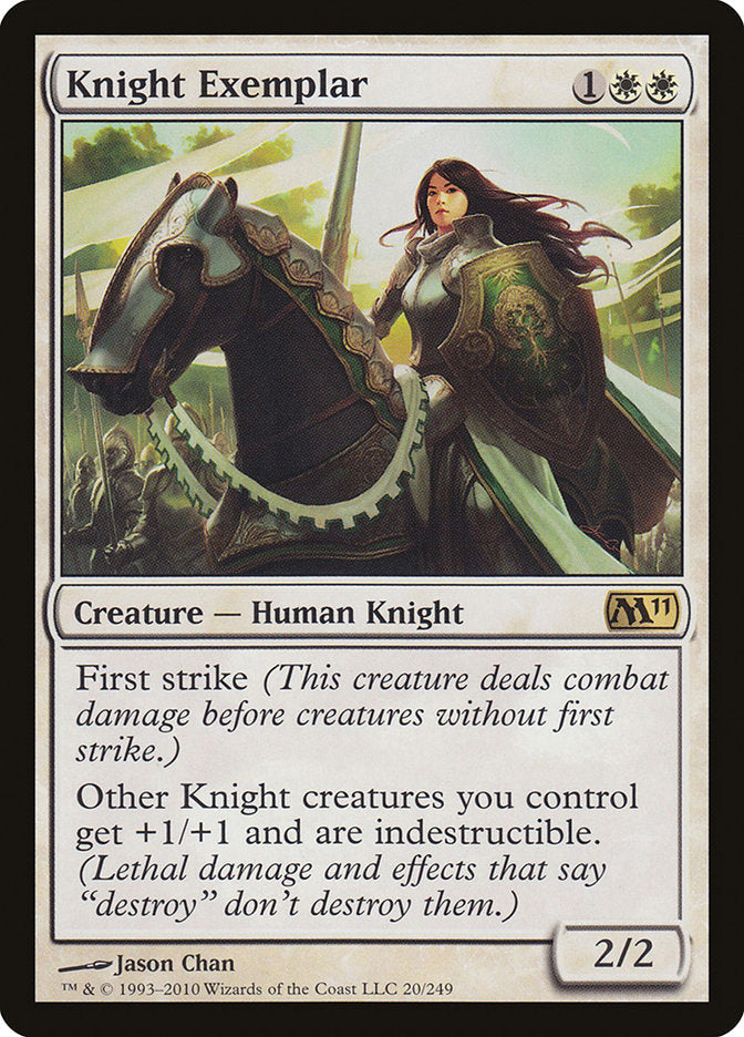 Knight Exemplar [Core Set 2011] [Foil]