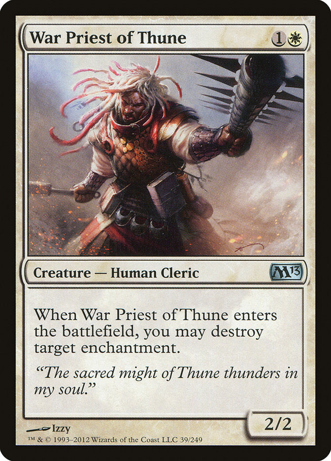 War Priest of Thune [Core Set 2013] [Foil]