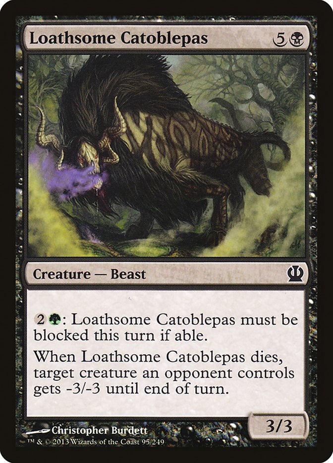 Loathsome Catoblepas [Theros] [Foil]