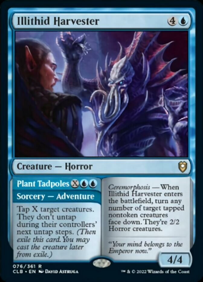 Illithid Harvester // Plant Tadpoles [Commander Legends: Battle for Baldur's Gate] [Foil]