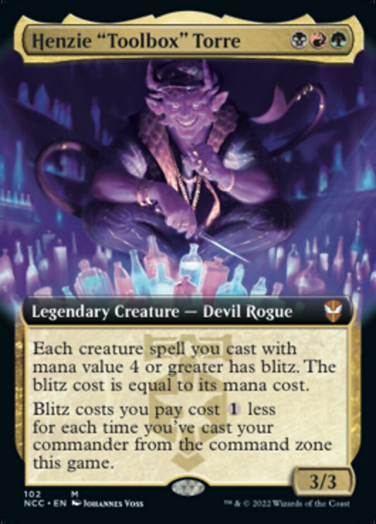 Henzie "Toolbox" Torre (Extended Art) [Streets of New Capenna Commander] [Foil]