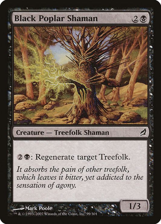 Black Poplar Shaman [Lorwyn] [Foil]