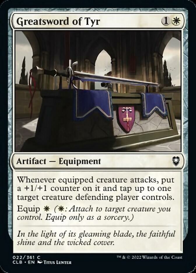 Greatsword of Tyr [Commander Legends: Battle for Baldur's Gate] [Foil]