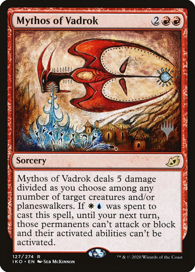 Mythos of Vadrok (Promo Pack) [Ikoria: Lair of Behemoths Promos] [Foil]