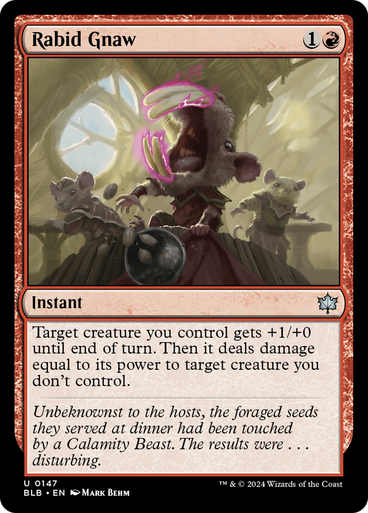 Rabid Gnaw [Bloomburrow] [Foil]