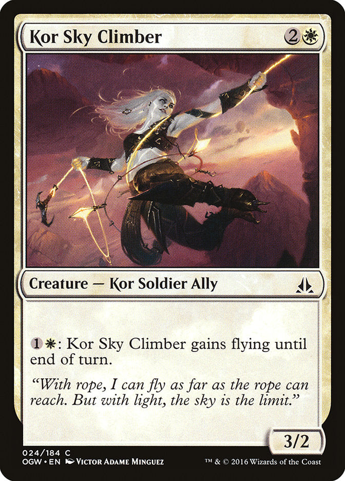 Kor Sky Climber [Oath of the Gatewatch] [Foil]