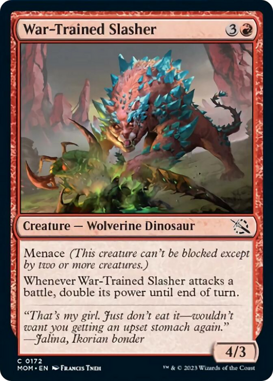War-Trained Slasher [March of the Machine] [Foil]