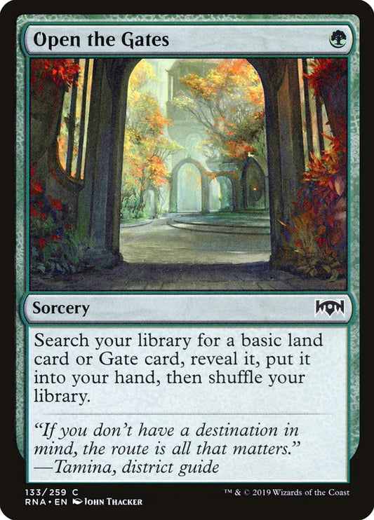 Open the Gates [Ravnica Allegiance] [Foil]
