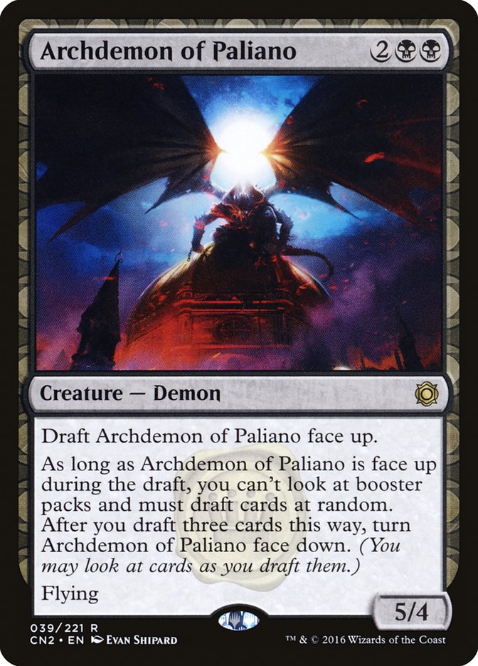 Archdemon of Paliano [Conspiracy: Take the Crown] [Foil]