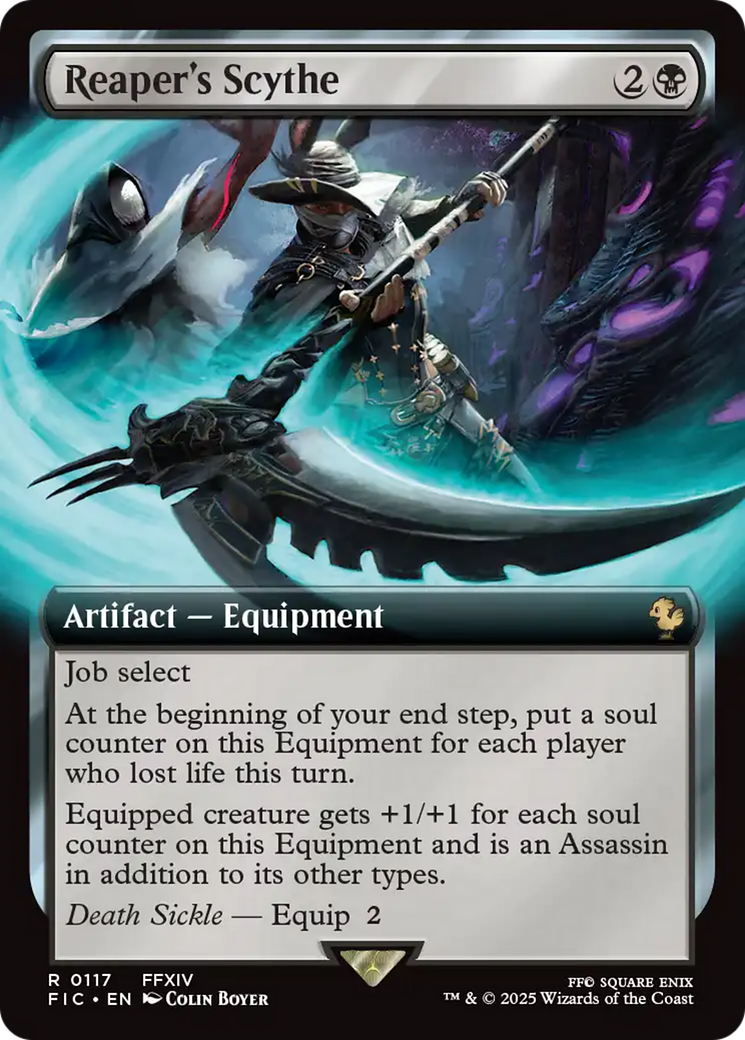 Reaper's Scythe (Extended Art) [FINAL FANTASY Commander] [Foil]
