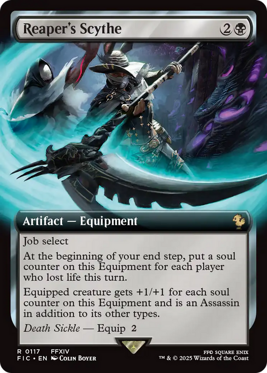 Reaper's Scythe (Extended Art) [FINAL FANTASY Commander] [Foil]