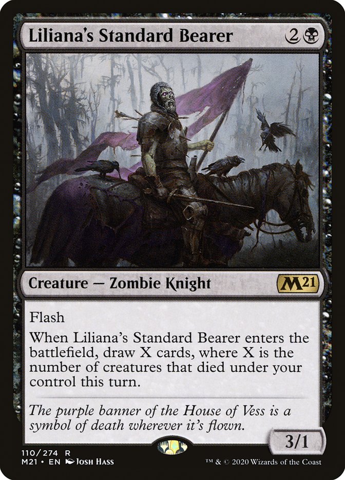 Liliana's Standard Bearer [Core Set 2021] [Foil]