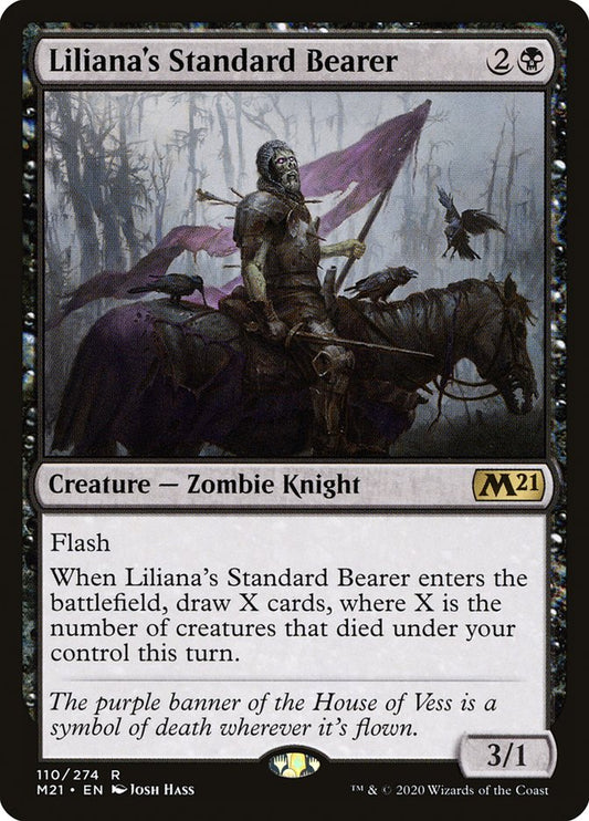 Liliana's Standard Bearer [Core Set 2021] [Foil]