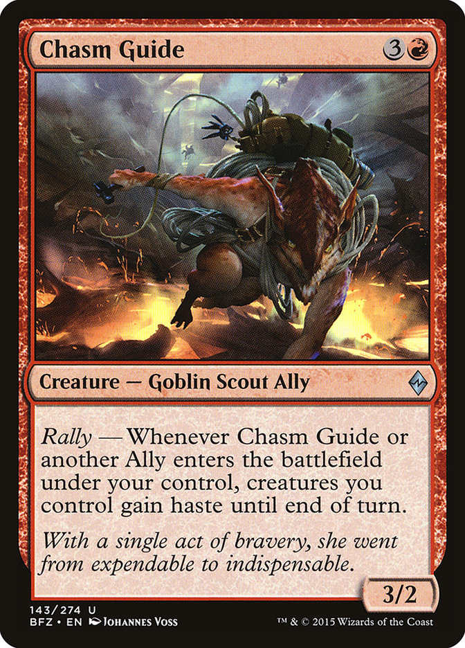 Chasm Guide [Battle for Zendikar] [Foil]