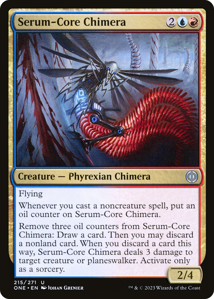 Serum-Core Chimera [Phyrexia: All Will Be One] [Foil]