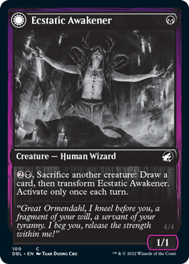 Ecstatic Awakener // Awoken Demon [Innistrad: Double Feature] [Foil]