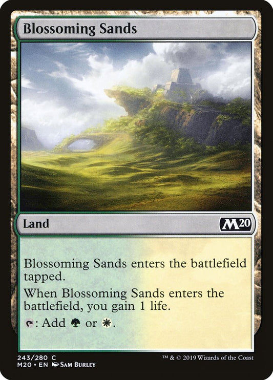 Blossoming Sands [Core Set 2020] [Foil]