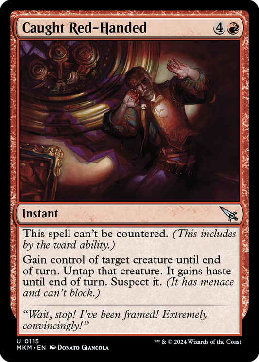 Caught Red-Handed [Murders at Karlov Manor] [Foil]