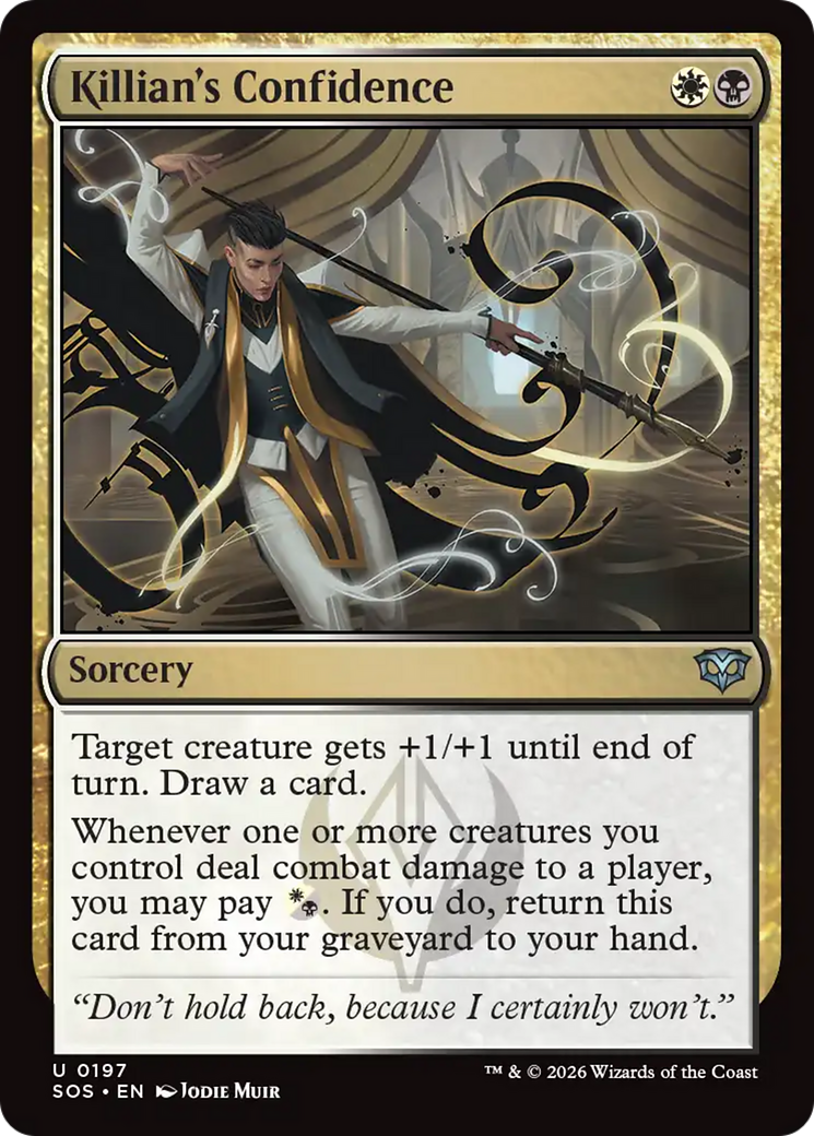 Killian's Confidence [Secrets of Strixhaven] [Foil]