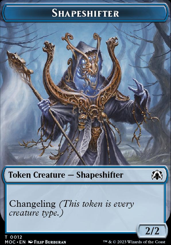 Blood // Shapeshifter Double-Sided Token [March of the Machine Commander Tokens]