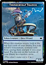 Snail // Thundertrap Trainer Double-Sided Token [Bloomburrow Tokens]