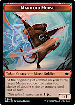 Sword // Manifold Mouse Double-Sided Token [Bloomburrow Tokens]