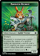 Food // Pawpatch Recruit Double-Sided Token [Bloomburrow Tokens] [Foil]