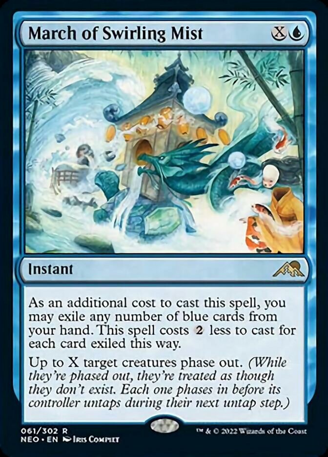 March of Swirling Mist [Kamigawa: Neon Dynasty] [Foil]