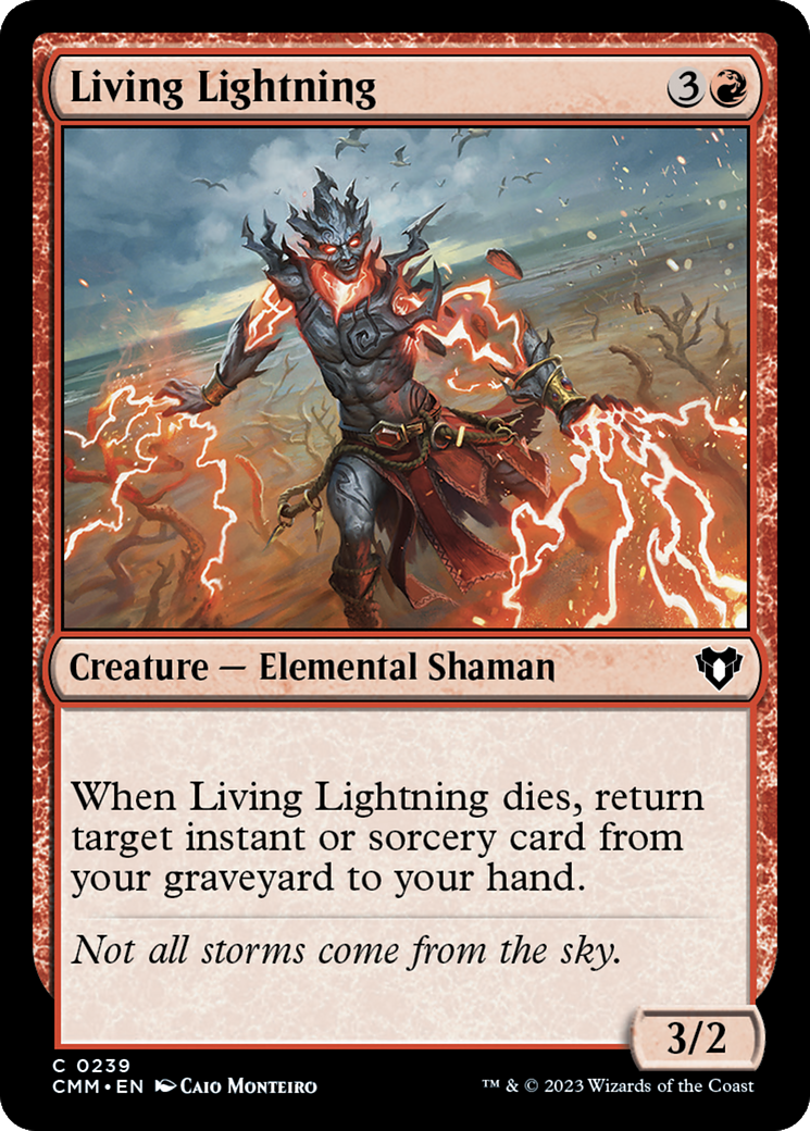 Living Lightning [Commander Masters] [Foil]