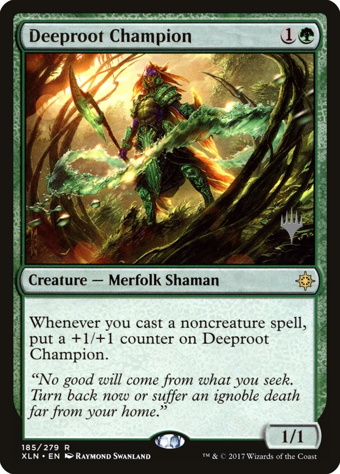 Deeproot Champion (Promo Pack) [Ixalan Promos] [Foil]