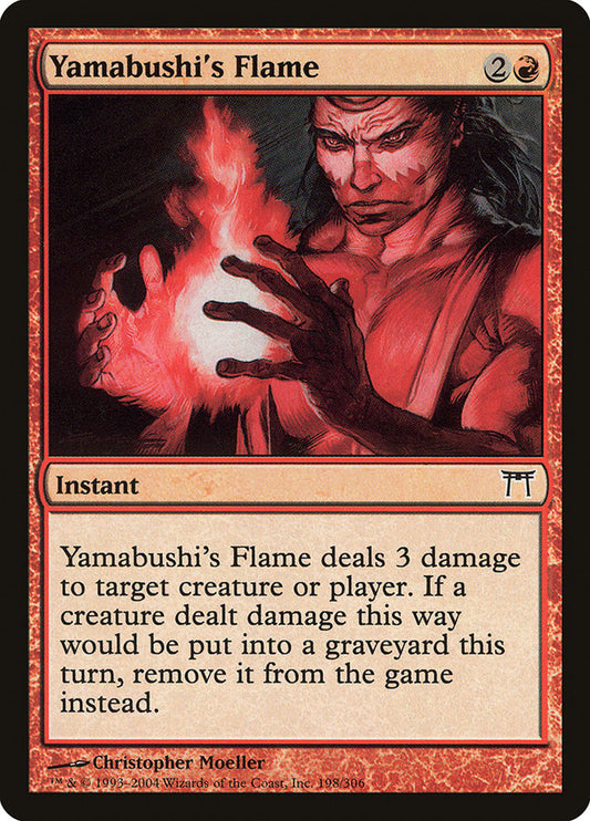 Yamabushi's Flame [Champions of Kamigawa] [Foil]