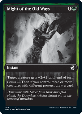 Might of the Old Ways [Innistrad: Double Feature] [Foil]