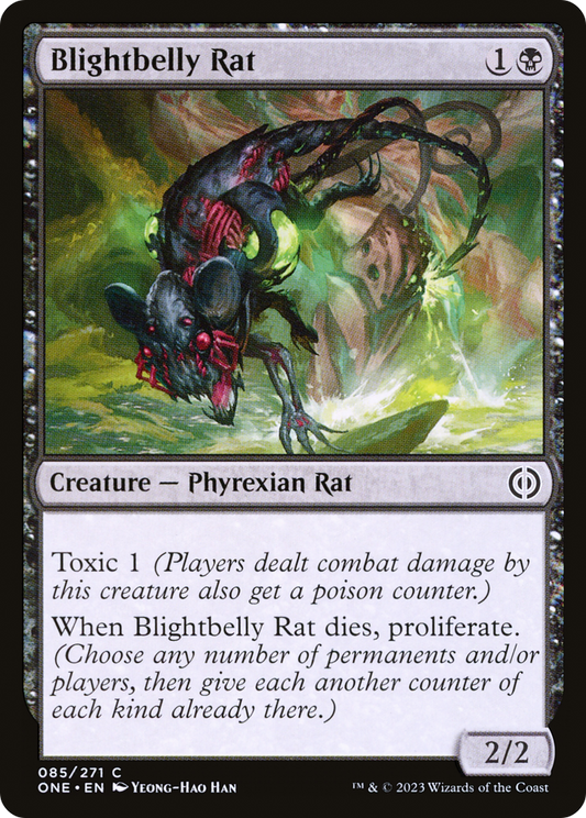 Blightbelly Rat [Phyrexia: All Will Be One] [Foil]