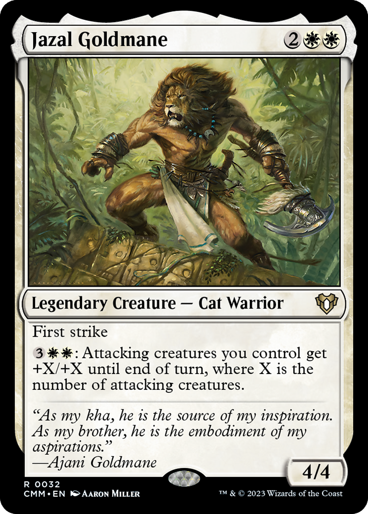 Jazal Goldmane [Commander Masters] [Foil]