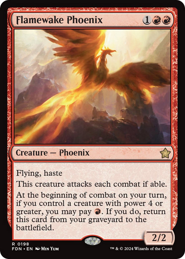 Flamewake Phoenix [Foundations] [Foil]