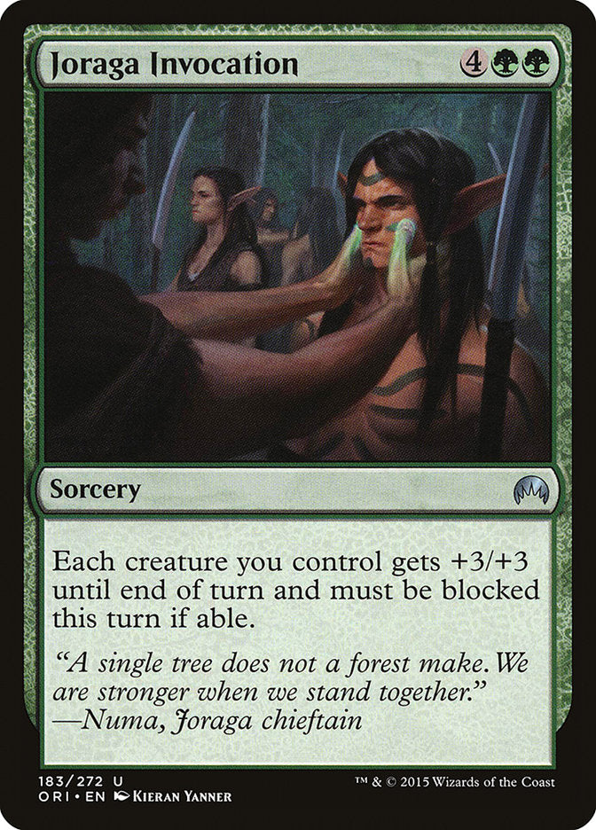 Joraga Invocation [Magic Origins] [Foil]