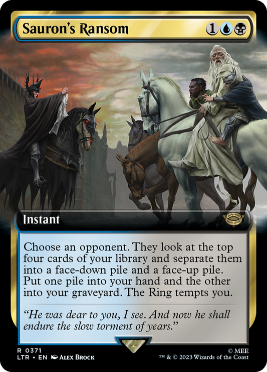 Sauron's Ransom (Extended Art) [The Lord of the Rings: Tales of Middle-Earth] [Foil]