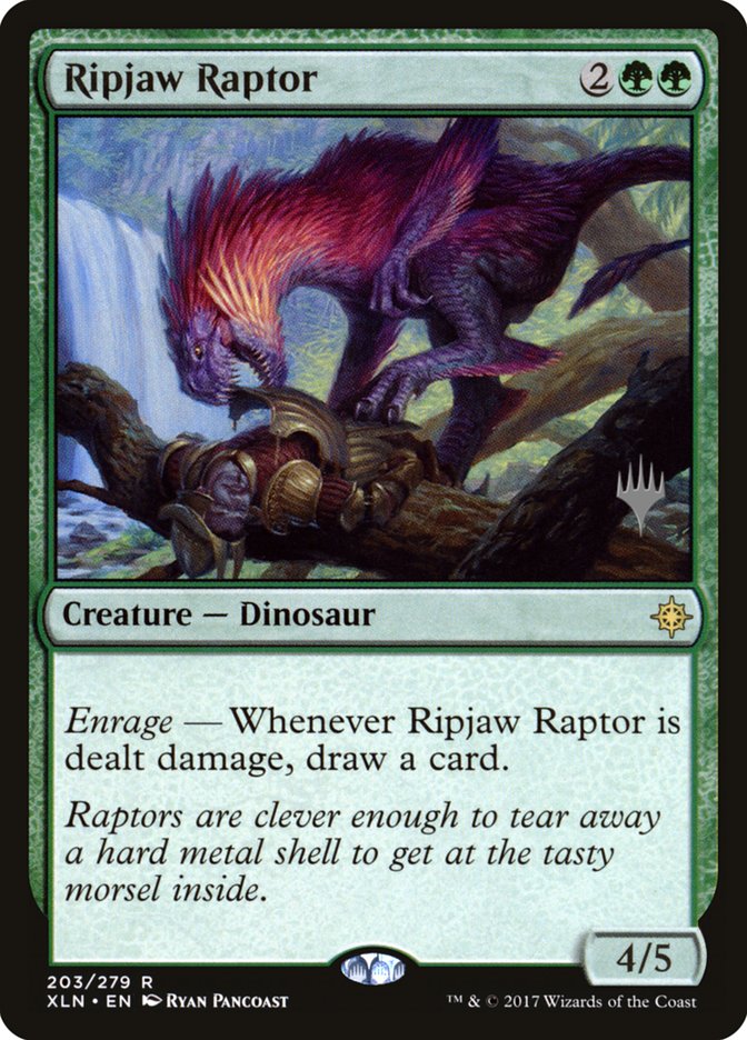 Ripjaw Raptor (Promo Pack) [Ixalan Promos] [Foil]