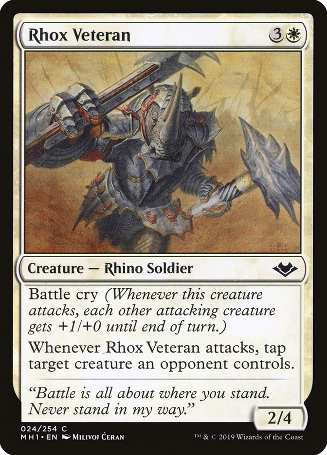 Rhox Veteran [Modern Horizons] [Foil]