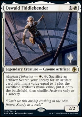 Oswald Fiddlebender (Promo Pack) [Dungeons & Dragons: Adventures in the Forgotten Realms Promos] [Foil]