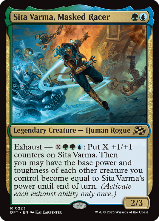 Sita Varma, Masked Racer [Aetherdrift] [Foil]