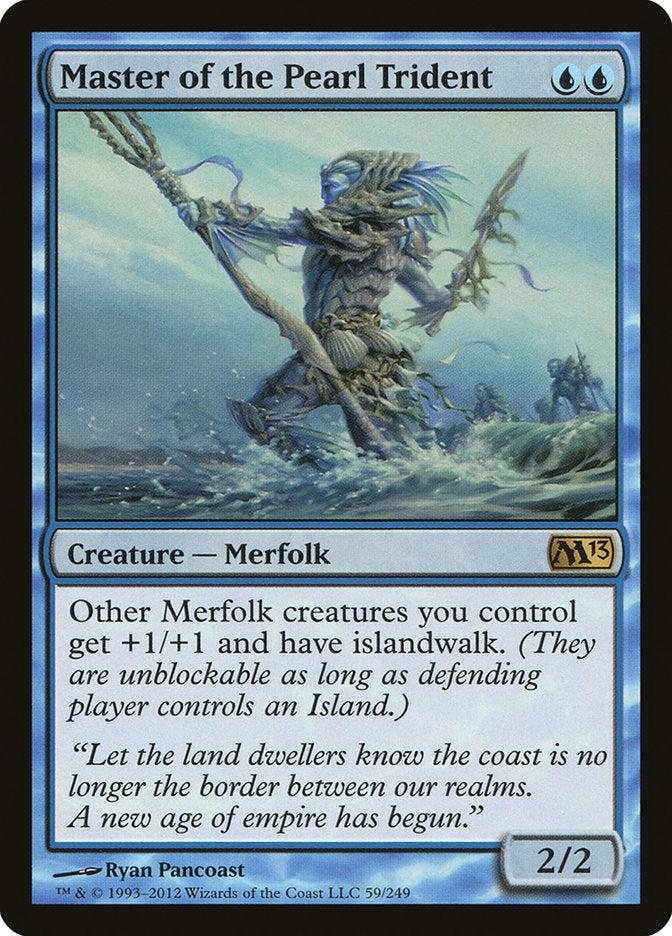 Master of the Pearl Trident [Core Set 2013] [Foil]