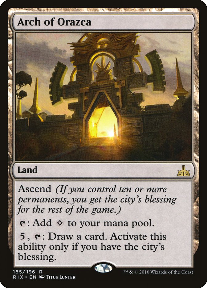 Arch of Orazca [Rivals of Ixalan] [Foil]