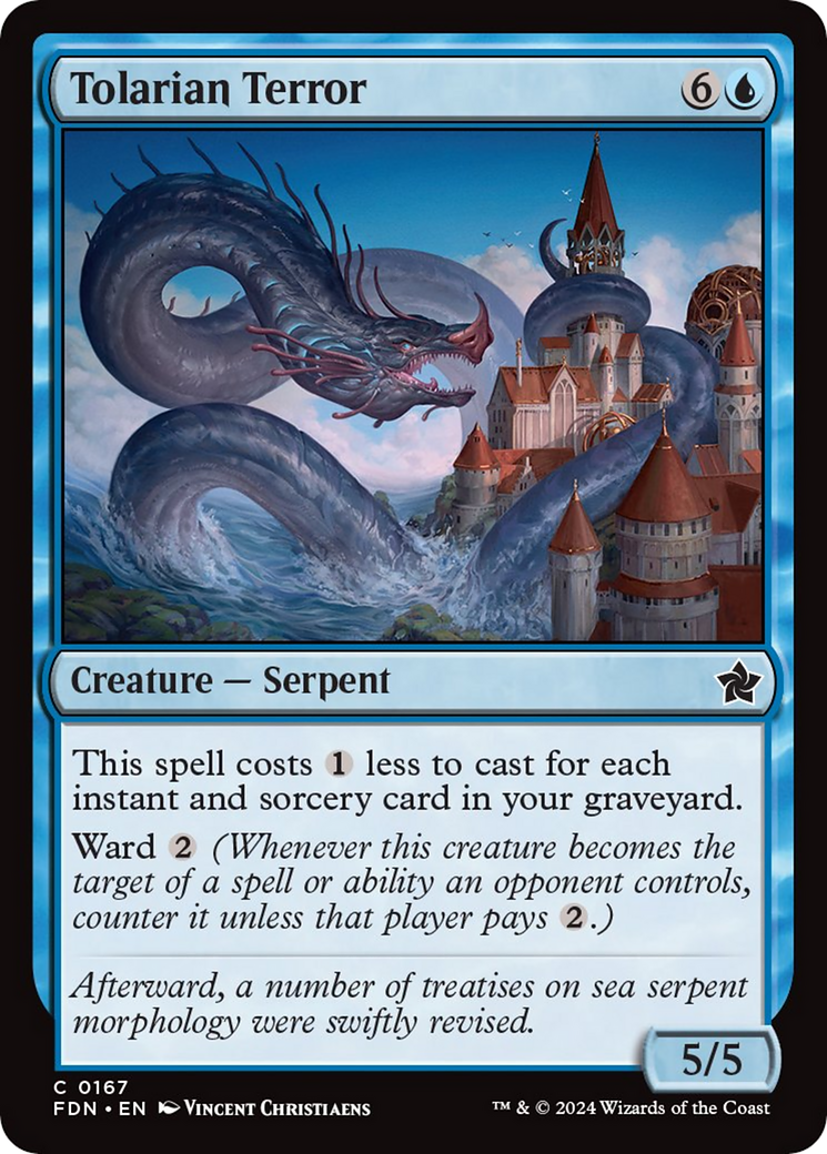 Tolarian Terror [Foundations] [Foil]