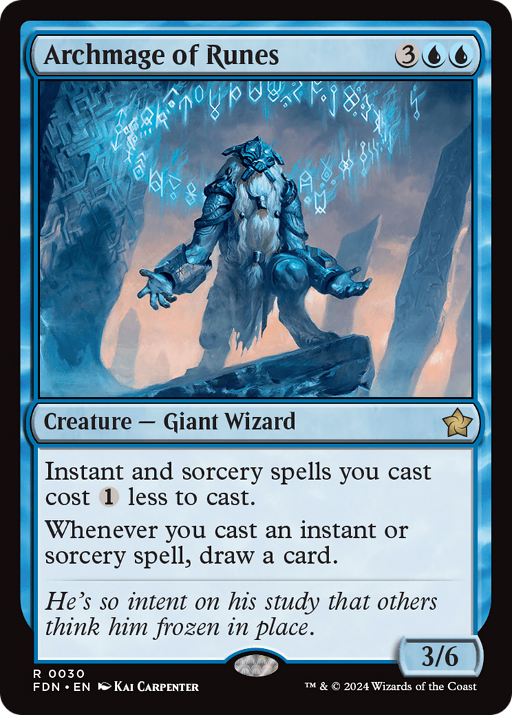 Archmage of Runes [Foundations] [Foil]