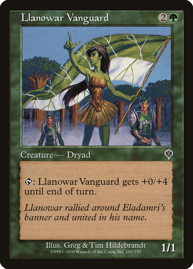Llanowar Vanguard [Invasion] [Foil]